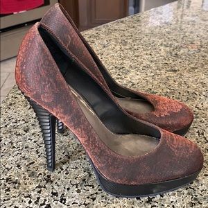 Rachel Roy bronze heels